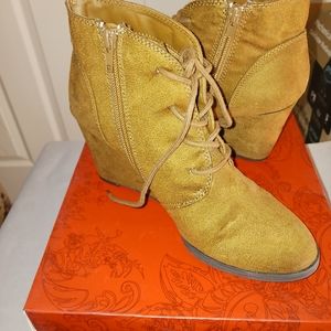 American RagCie Booties 7 Cognac